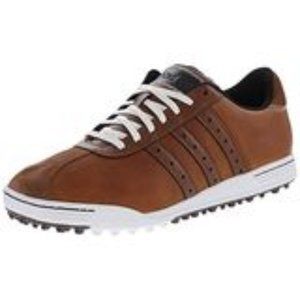 Adidas Men's Adicross Spikeless Classic Golf Shoe Brown Leather Suede Size 12